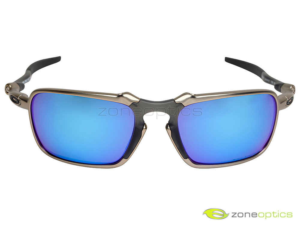 Oakley Badman Polarized Sunglasses OO6020-04 X Metal Plasma