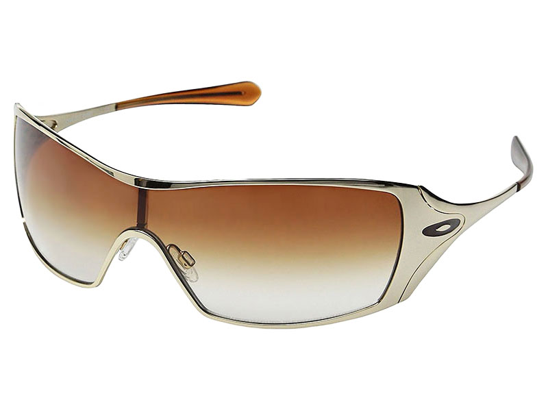 Oakley Dart Sunglasses 05-663 Polished Gold/Brown Gradient 700285056630 ...
