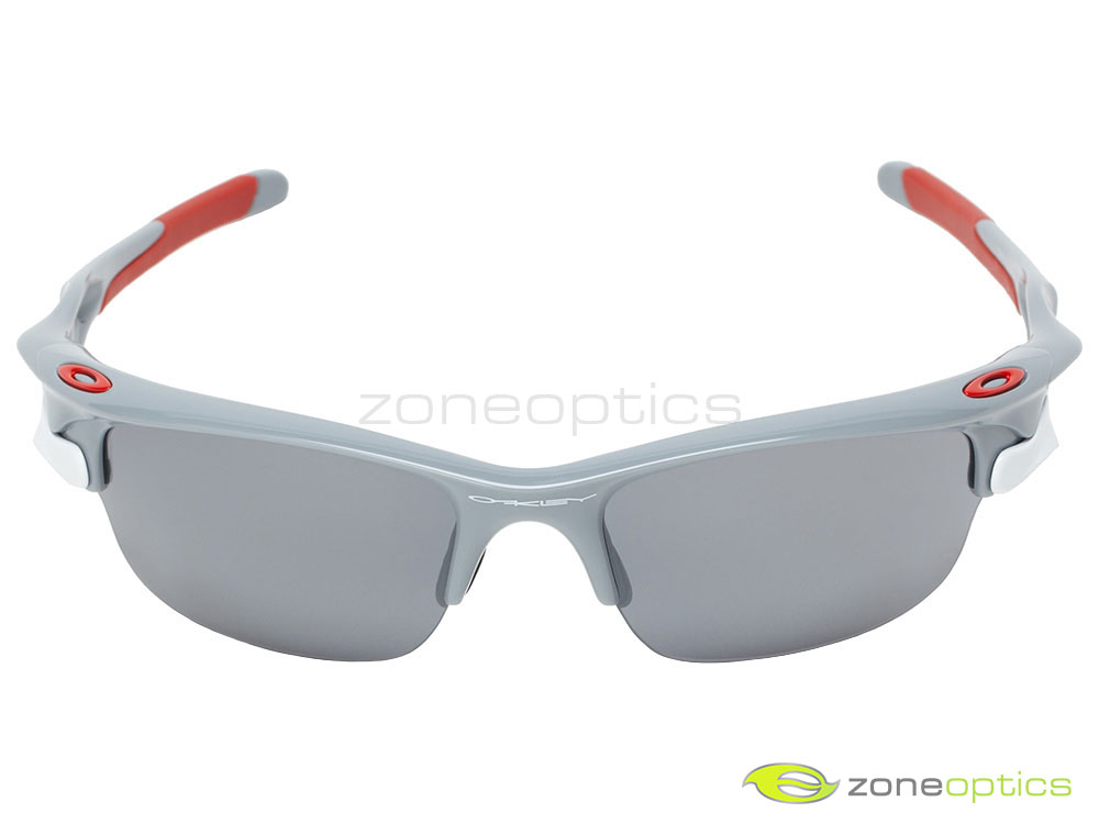 Oakley Fast Jacket Sunglasses OO9097-12 Polished Fog/Black