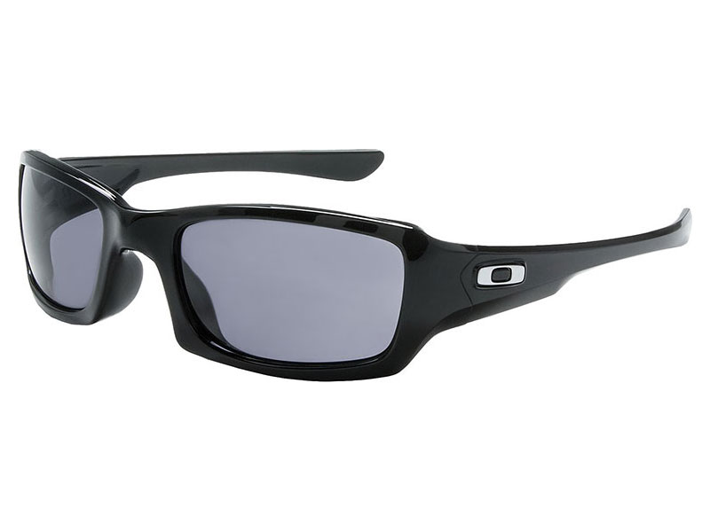 oakley fives squared sunglasses polished black