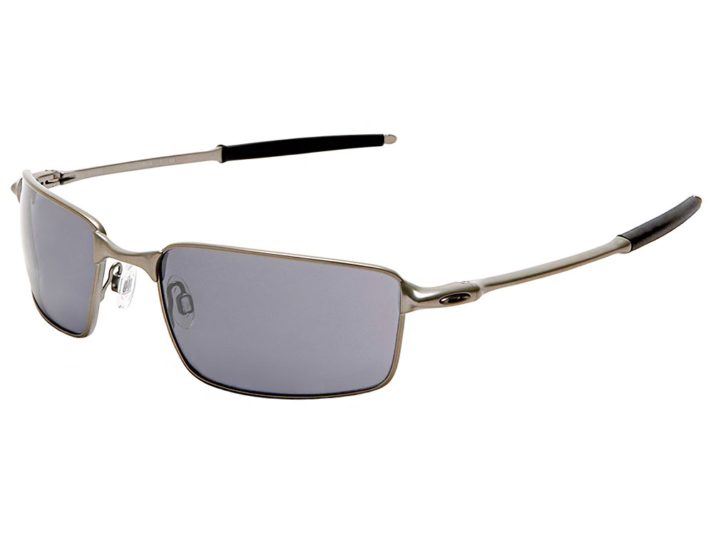 oakley square wire polarized iridium rectangular sunglasses