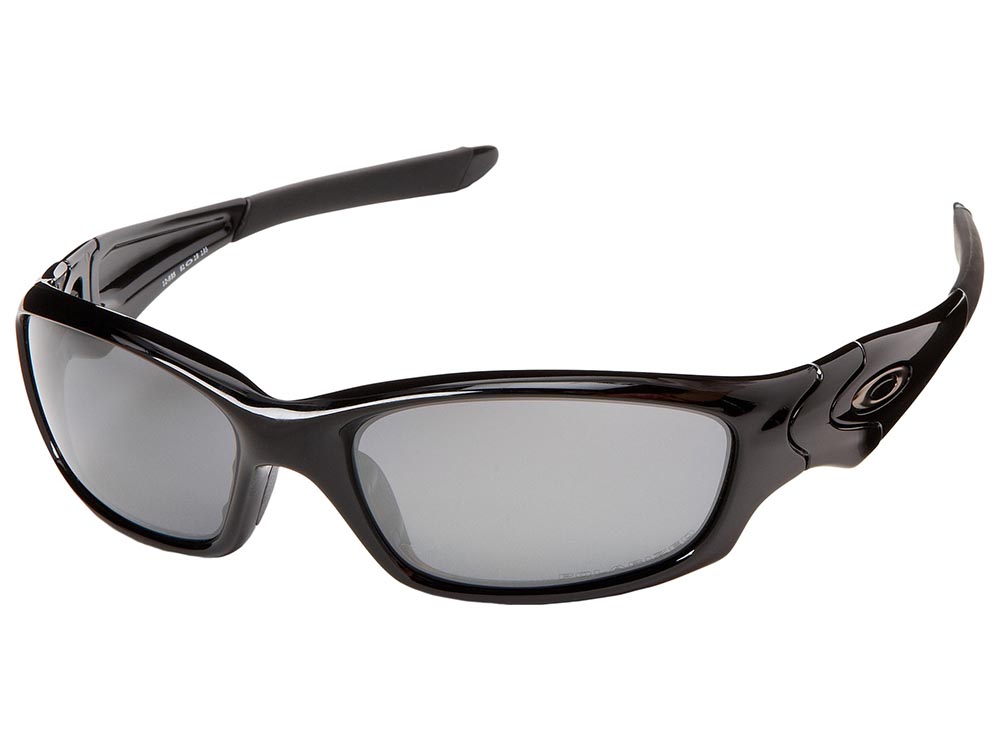 Oakley Straight Jacket Polarized Sunglasses 12-935 Polished Black/Black ...