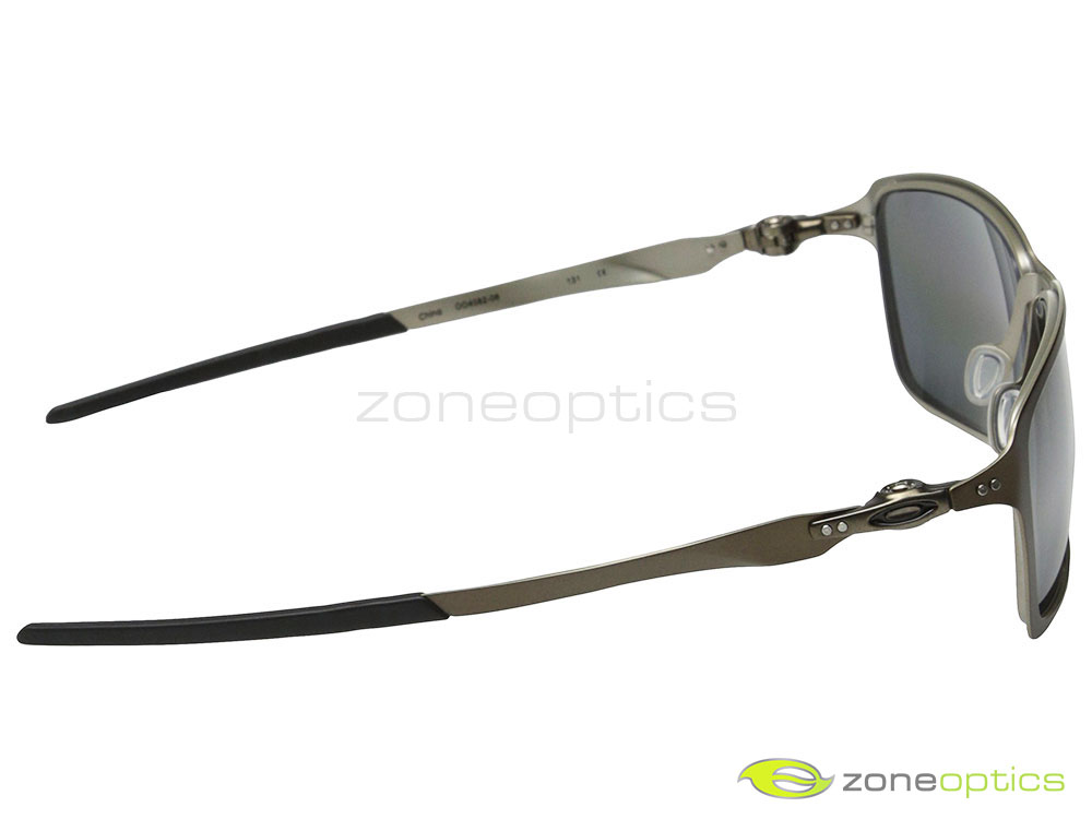 Oakley Tincan Polarized Sunglasses OO4082-06 Pewter/Black