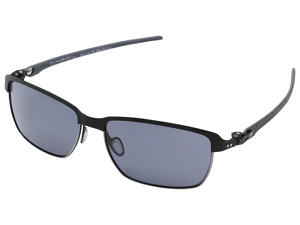 Oakley Tinfoil Carbon Sunglasses Oo6018 01 Matte Black Grey 888392007162 Ebay